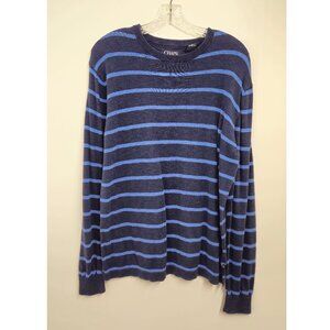 Chaps Crewneck Sweater- Size L, blue